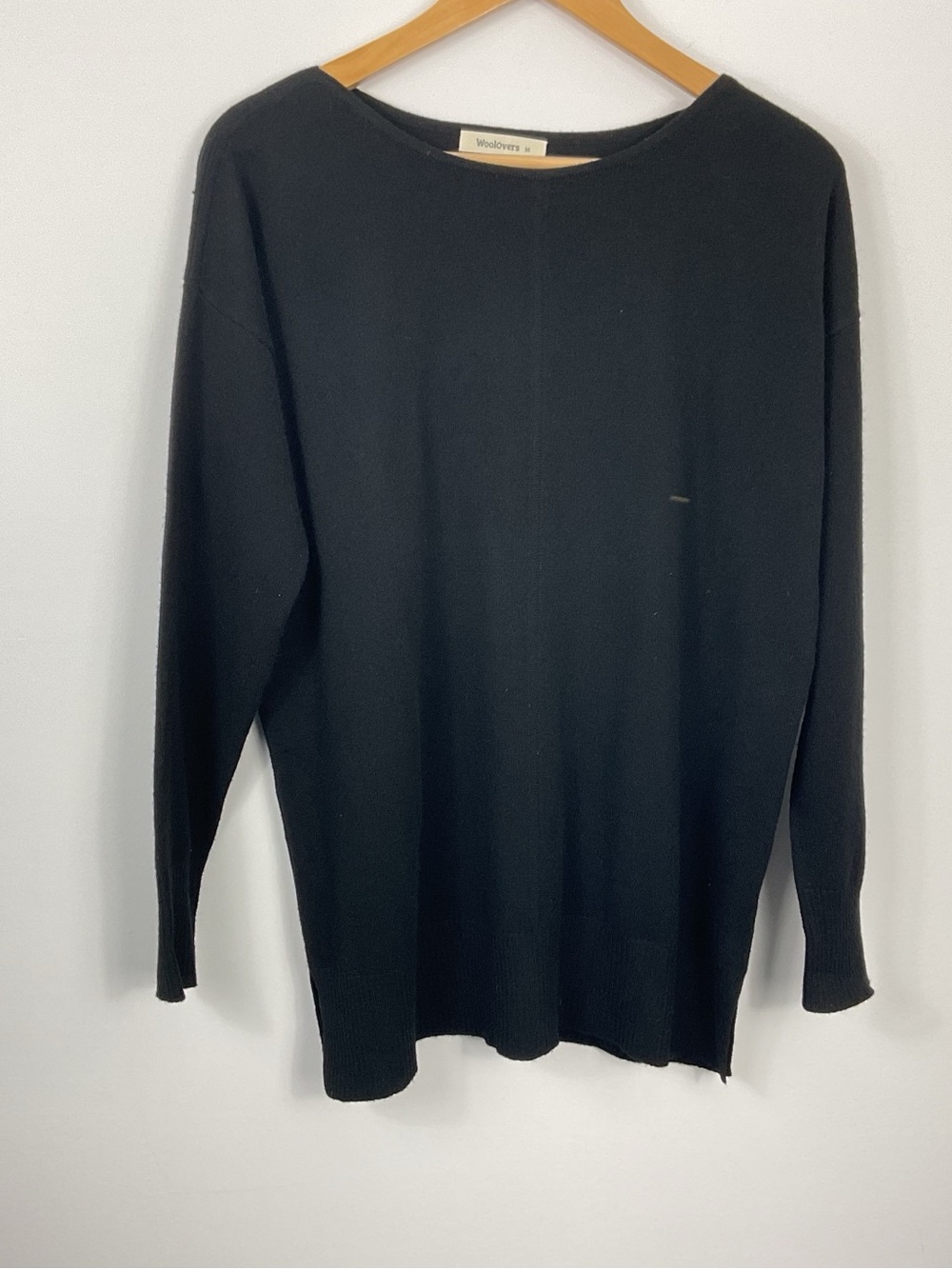 Woolovers Luxurious Cashmere Boat Neck Sweater Womens Size Medium